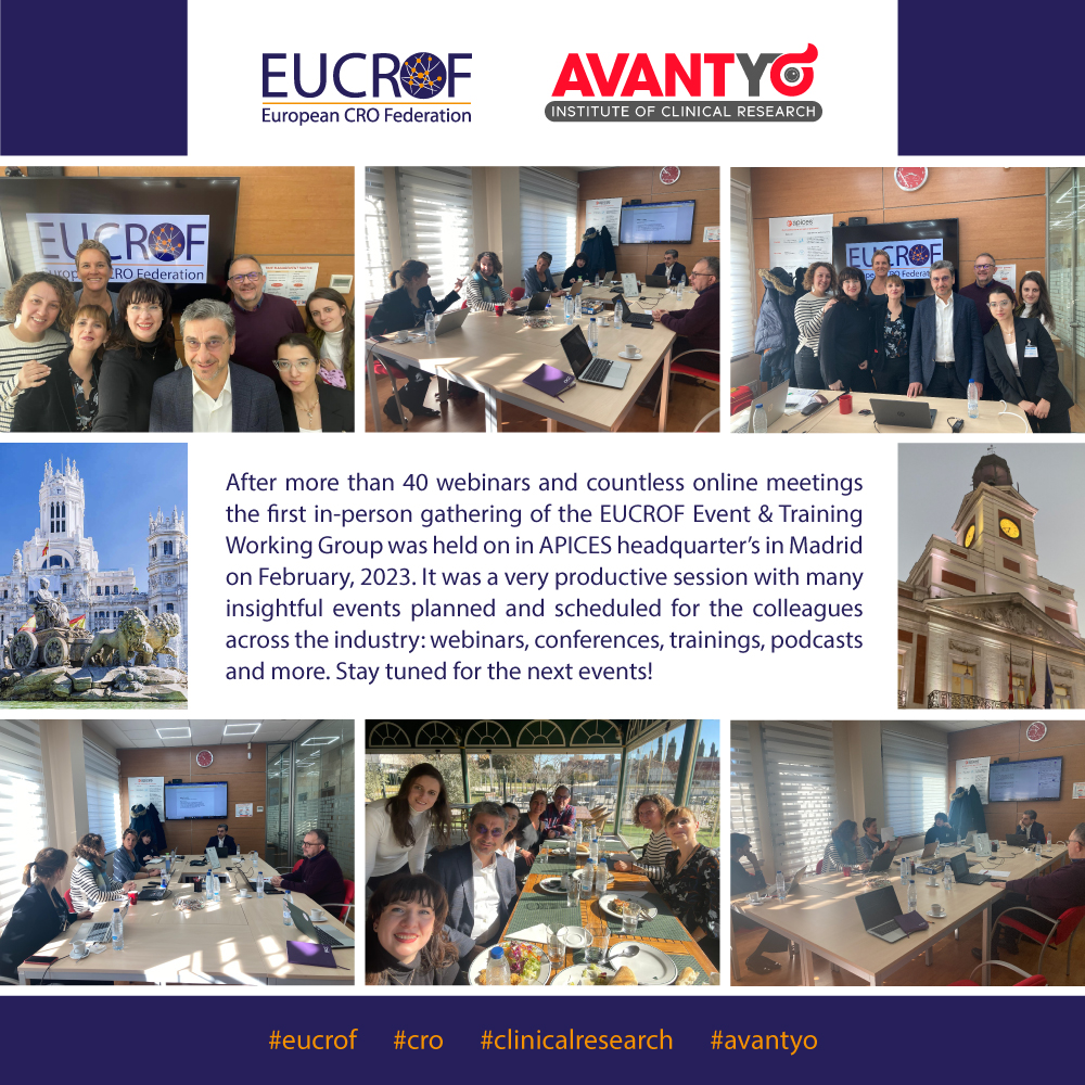 EUCROF Event & Training Working Group, Madrid 2023